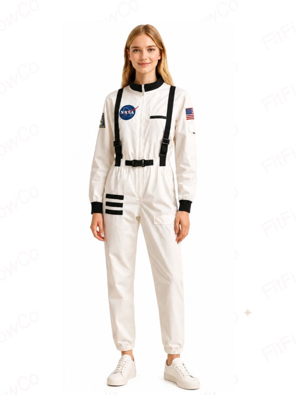 NASA Astronaut Costume Jumpsuit Spirit  Size S  Space Shuttle  Holiday Party